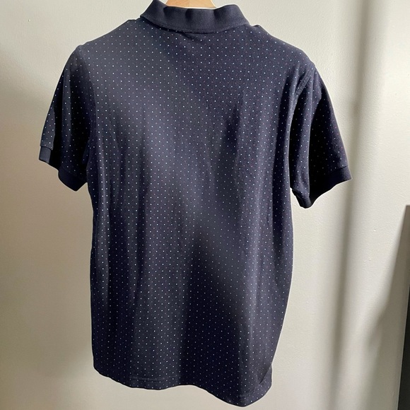 Navy/Light Blue/Maroon Polka Dot Fred Perry Polo - Picture 5 of 5